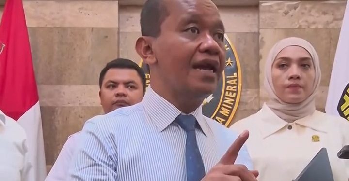 Menteri ESDM Bahlil Lahadalia tanggapi soal surat keluhan Kadin China ke Presiden RI Prabowo Subianto (Instagram @kesdm)
