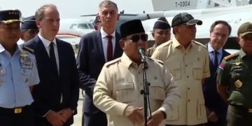 Presiden RI Prabowo Subianto serahkan sejumlah alutsista ke TNI pada Senin 18 Mei 2026 (Instagram @tvrinasional)