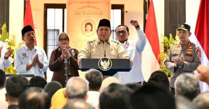 Presiden RI Prabowo Subianto bicara rupiah melemah (Instagram @sekretariat.kabinet)