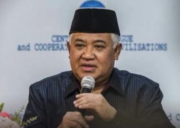 Din Syamsuddin desak Presiden Prabowo bicara di BoP Trump guna upaya penyelamatan 9 WNI ditahan oleh tentara Israel (Instagram @reformasyndicate)