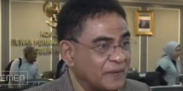 Ketua DPP PDI Perjuangan Andreas Hugo Pareira bicara soal kehadiran Presiden RI Prabowo Subianto di rapat paripurna DPR, Rabu 20 Mei 2026 (Instagram @andreaspareira)