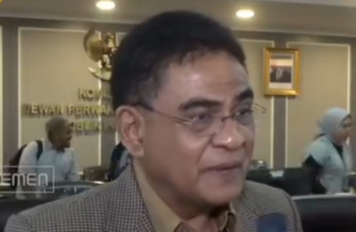 Ketua DPP PDI Perjuangan Andreas Hugo Pareira bicara soal kehadiran Presiden RI Prabowo Subianto di rapat paripurna DPR, Rabu 20 Mei 2026 (Instagram @andreaspareira)