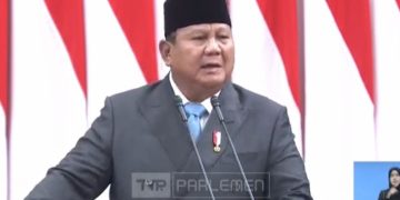 Presiden RI Prabowo Subianto pidato perdana bacakan RAPBN 2027 di rapat paripurna DPR, Rabu 20 Mei 2026 (YouTube @dprriofficial)