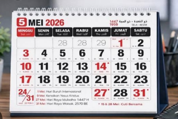Kalender peringatan Iduladha 2026 (Instagram @infomedanaktual)