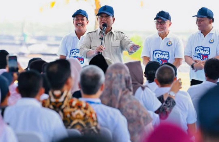 Presiden RI Prabowo Subianto klaim berhasil swasembada pangan (Instagram @sekretariat.kabinet)