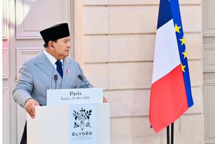 Presiden RI Prabowo Subianto berharap perusahaan Prancis dapat meningkatkan investasi di Indonesia (Instagram @sekretariat.kabinet)