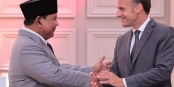 Momen pertemuan Presiden Prabowo Subianto dengan Presiden Prancis, Emmanuel Macron, Kamis 28 Mei 2026 (Instagram @sekretariat.kabinet)