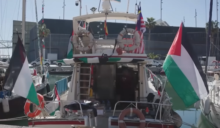 Kapal Global Sumud Flotilla membawa bantuan kemanusiaan untuk Gaza (Dok ist)