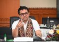 Marinus Gea saat kunker di Kanwil Imigrasi Bali, Rabu 13//5/26.