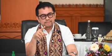 Marinus Gea saat kunker di Kanwil Imigrasi Bali, Rabu 13//5/26.