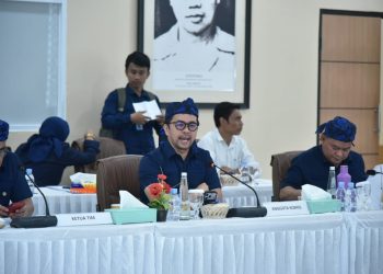 Marinus Gea saat kunjungan di Kanwil HAM Banten (Dok ist)