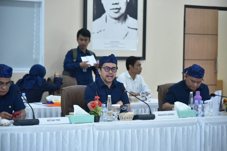 Marinus Gea saat kunjungan di Kanwil HAM Banten (Dok ist)