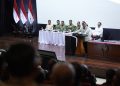 Presiden Republik Indonesia, Prabowo Subianto memberikan taklimat atau pengarahan kepada 400 peserta angkatan pertama Program Presiden untuk Pemimpin Masa Depan (P3MD) di Hambalang, Jawa Barat, Minggu (24/5/2026). (Istimewa)