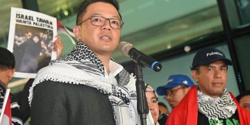 Menlu RI, Sugiono saat konferensi pers di Bandara Soekarno-Hatta, Tangerang, Banten, Minggu (24/5/2026). (Istimewa)