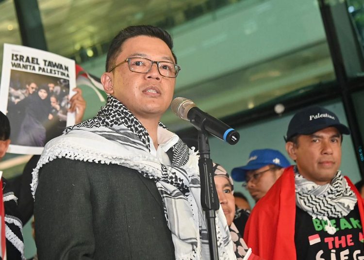 Menlu RI, Sugiono saat konferensi pers di Bandara Soekarno-Hatta, Tangerang, Banten, Minggu (24/5/2026). (Istimewa)