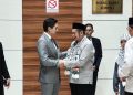 Ketua Fraksi Partai Gerindra DPR RI, Budisatrio Djiwandono di Kompleks Parlemen, Senayan, Jakarta Pusat, pada Senin (25/5/2026). (Istimewa)