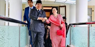 Presiden RI Prabowo Subianto dan Ketum PDI Perjuangan Megawati Soekarnoputri saat peringatan Hari Lahir Pancasila, Senin 1 Juni 2026 (Instagram @sekretariat.kabinet)