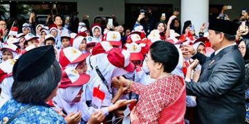 Presiden RI Prabowo Subianto dan Ketum PDI Perjuangan Megawati Soekarnoputri (Instagram @sekretariat.kabinet)
