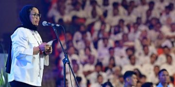 Nanik S Deyang Kepala BGN yang baru lapor ke Presiden RI Prabowo Subianto (Instagram @sekretariat.kabinet)