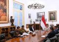 Rombongan DEN temui Presiden RI Prabowo Subianto bahas soal MBG (instagram @sekretariat.kabinet)