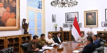 Rombongan DEN temui Presiden RI Prabowo Subianto bahas soal MBG (instagram @sekretariat.kabinet)