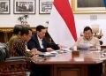 Rombongan DEN yang diketuai Luhut Binsar Pandjaitan bertemu Presiden RI Prabowo Subianto di Istana, Selasa 9 Juni 2026 (Instagram @sekretariat.kabinet)