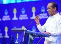Menteri ESDM Bahlil Lahadalia bicara di Munas HIPMI Lampung pastikan harga LPG dan BBM subsidi tidak ada kenaikan (Instagram @sekretariat.kabinet)