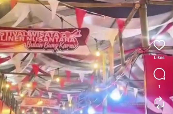 Festival Kuliner yang digelar PDI Perjuangan di Pamulang Square Banten (Instagram @PDIPerjuangan)