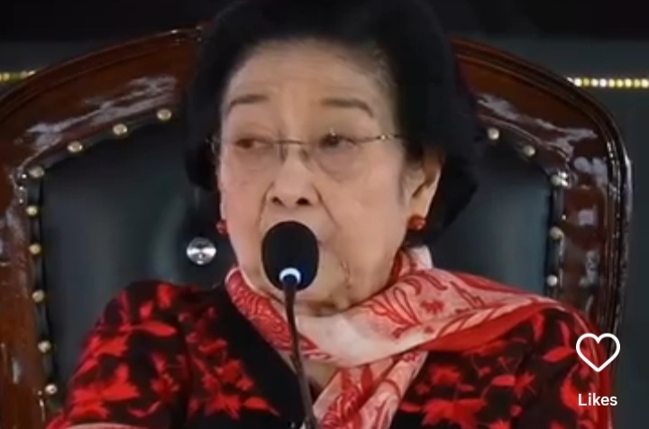 Ketum PDI Perjuangan Megawati Soekarnoputri saat acara peresmian renovasi Istana Gebang dan patung Bung Karno, di Blitar, Jawa Timur, Senin 15 Juni 2026 (Instagram @ibumegawati)