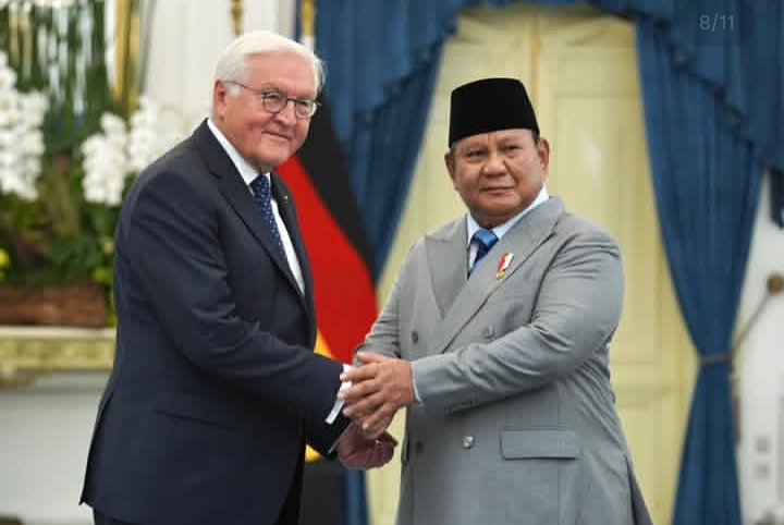 Pertemuan Presiden RI Prabowo Subianto dan Presiden Jerman Frank Walter Steinmeier (Instagram @prabowo