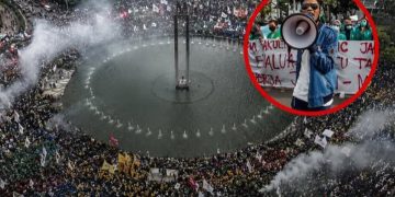 Aksi demo yang berlangsung beberapa hari terakhir soroti kebijakan pemerintah, salah satunya berlangsung di Bundaran HI Jakarta (Instagram @bitorexpost)