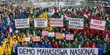 Aksi demo di sejumlah wilayah salah satunya di Bundaran HI Jakarta (Instagram @wordgenzi)