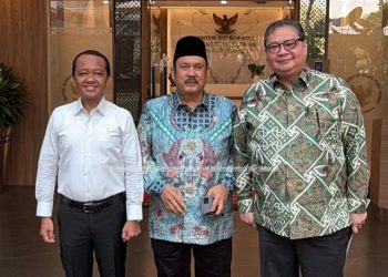 Menteri ESDM Bahlil Lahadalia sambangi kantor Kemenko Perekonomian (Instagram @melangkahdaritimur.id)