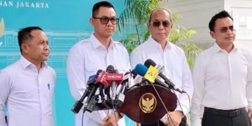 Dirut PLN Darmawan Prasodjo usai menemui Presiden RI Prabowo Subianto bahas soal pemadaman listrik (Instagram @rri_manado)