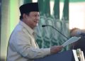 Presiden RI Prabowo Subianto saat acara penutupan Musyawarah Nasional (Munas) Alim Ulama dan Konferensi Besar (Konbes) Nahdlatul Ulama (NU) di IAI Syaichona Mohammad Cholil, Kabupaten Bangkalan, Jawa Timur, Selasa 23 Juni 2026 (Instagram @presidenrepublikindonesia)