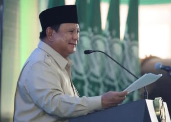 Presiden RI Prabowo Subianto saat acara penutupan Musyawarah Nasional (Munas) Alim Ulama dan Konferensi Besar (Konbes) Nahdlatul Ulama (NU) di IAI Syaichona Mohammad Cholil, Kabupaten Bangkalan, Jawa Timur, Selasa 23 Juni 2026 (Instagram @presidenrepublikindonesia)