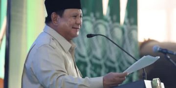Presiden RI Prabowo Subianto saat acara penutupan Musyawarah Nasional (Munas) Alim Ulama dan Konferensi Besar (Konbes) Nahdlatul Ulama (NU) di IAI Syaichona Mohammad Cholil, Kabupaten Bangkalan, Jawa Timur, Selasa 23 Juni 2026 (Instagram @presidenrepublikindonesia)