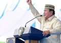 Presiden RI Prabowo Subianto saat Puncak Pekan Nasional Petani dan Nelayan XVII di Gorontalo, Rabu 24 Juni 2026 (Instagram @sekretariat.kabinet)