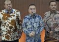 Wakil Ketua DPR RI Sufmi Dasco Ahmad saat memberikan keterangan pers terkait soal kabar PHK (Instagram @sufmi_dasco)