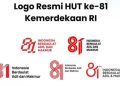 Inilah logo terbaik pilihan pemerintah yang bisa dililih oleh masyarakat Indonesia menyambut HUT RI ke 81 (Instagram @kemensetneg.ri)