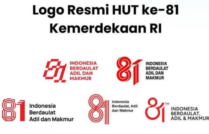Inilah logo terbaik pilihan pemerintah yang bisa dililih oleh masyarakat Indonesia menyambut HUT RI ke 81 (Instagram @kemensetneg.ri)