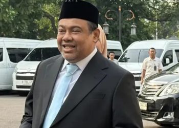 Penasihat Khusus Presiden Bidang Ketenagakerjaan dan Kesejahteraan Buruh sekaligus Presiden Serikat Pekerja Seluruh Indonesia (KSPSI) Said Iqbal bicara soal aturan baru outsourcing (Instagram @fatnimoe.update)