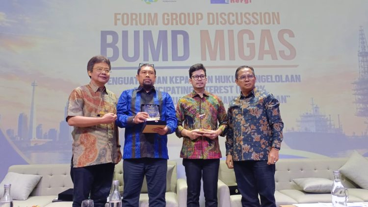 Narasumber FGD bertajuk “Penguatan dan Kepastian Hukum Pengelolaan Participating Interest (PI) 10% Sesuai Ketentuan Perundang-undangan” di Teater Wahyu Sihombing, TIM, Jakarta, Senin (29/6/2026). (Dok Istimewa)