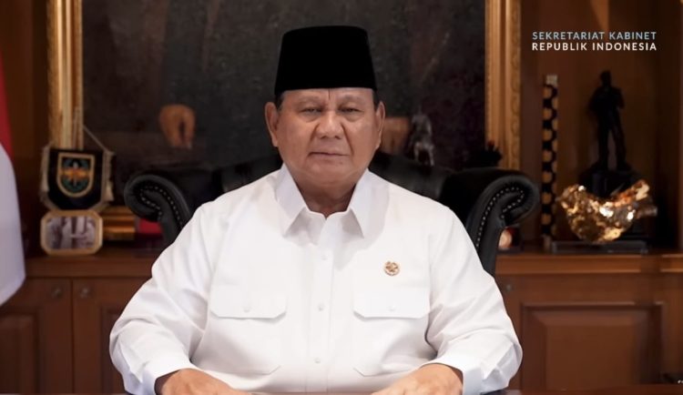 Presiden Prabowo Subianto ucapkan Selamat Hari Raya Waisak 2026 (Dok YouTube Sekretariat Presiden)