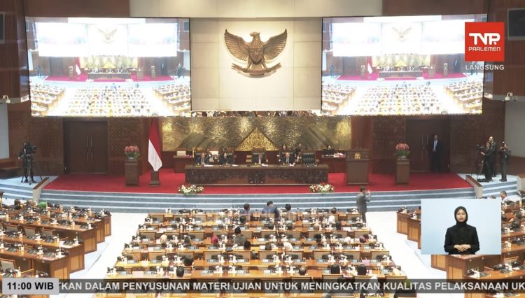 DPR RI sahkan RUU Polri jadi UU (Dok YouTube DPR RI)