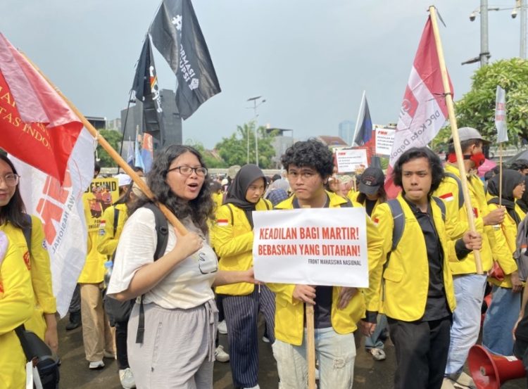 Demo mahasiswa di Jakarta (Dok Fifi)