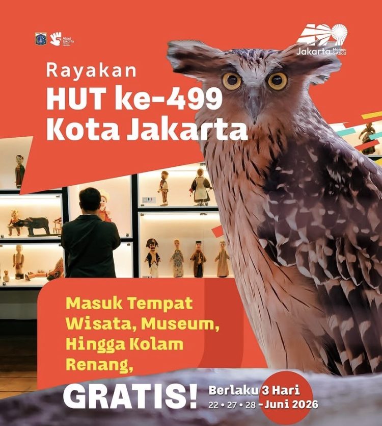 Kabar gembira! Hari ini masuk tempat wisata, museum hingga kolam renang di Jakarta gratis (Dok IG DKI Jakarta)