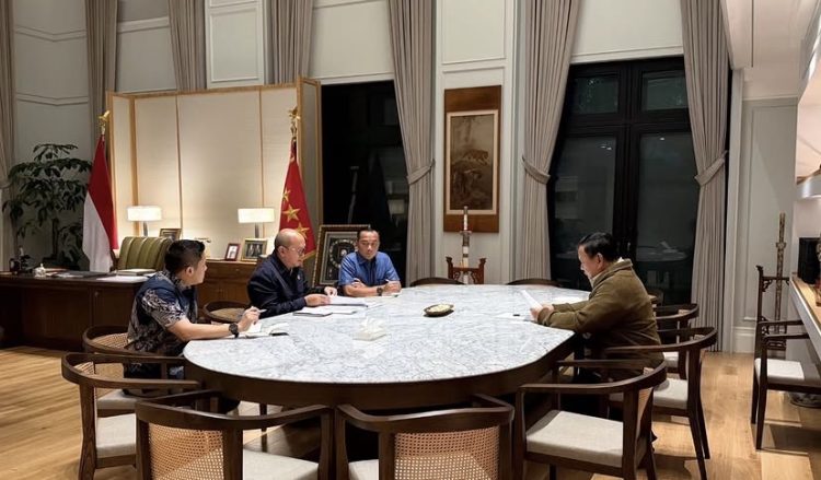 Pertemuan Presiden RI Prabowo Subianto dan Rosan Roeslani pada Minggu 21 Juni 2026 (Instagram @sekretariat.kabinet)
