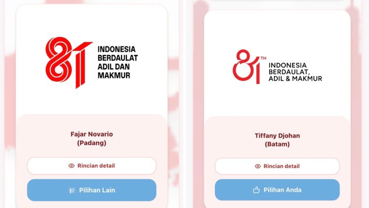 Polling logo HUT RI ke-81 (Dok Istimewa)