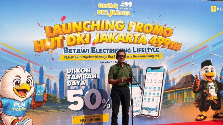 General Manager PLN UID Jakarta Raya, Moch. Andy Adchaminoerdin dalam peluncuran Program bertajuk “Gebyar DKI Jakarta”, Rabu (10/6/2026) (Dok Istimewa)